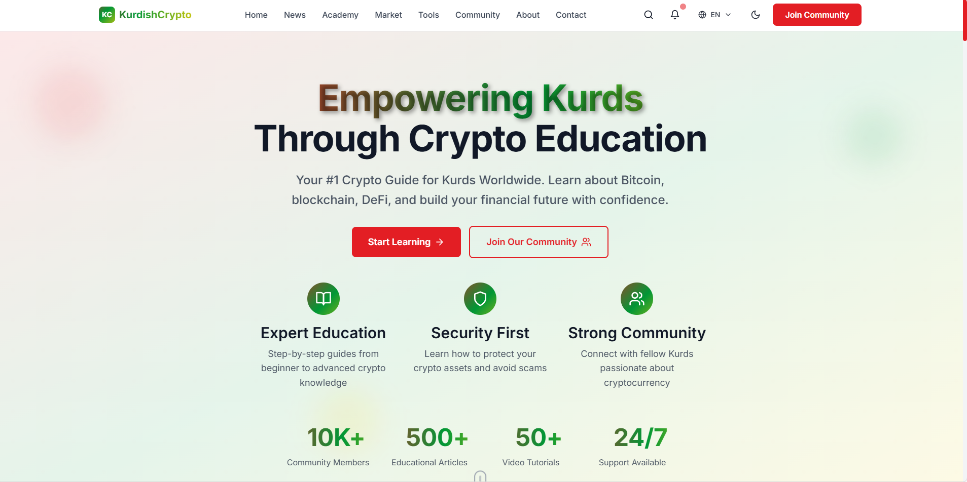 Kurdish Crypto Website